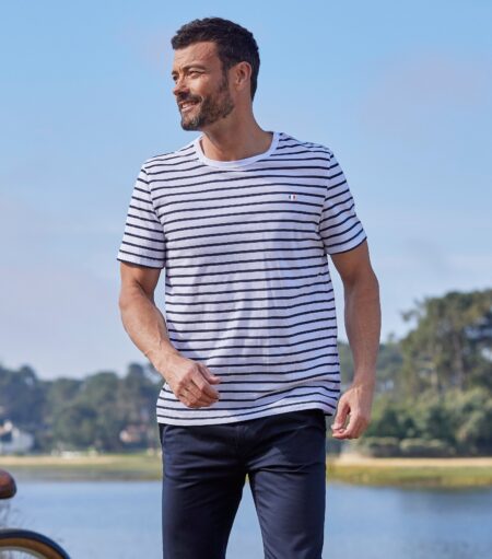 Nordala T-shirt Homme Marinière – Classic Men’s Striped T-shirt